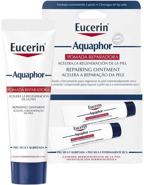 Kit Pomada Reparadora Intensiva Hidratante Eucerin Aquapho