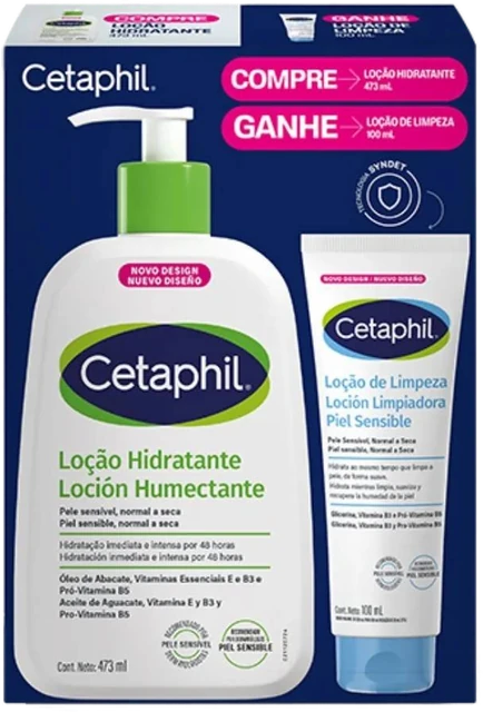 Kit Cetaphil Loção Hidratante Corporal 473ml + Loção De Li