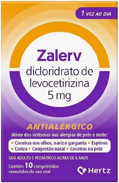 Zalerv Hertz 5mg 10 Comprimidos