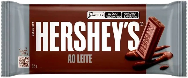 Chocolate Em Barra Hersheys Ao Leite 82g