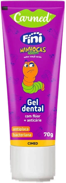 Gel Dental Carmed Fini Minhocas 70g