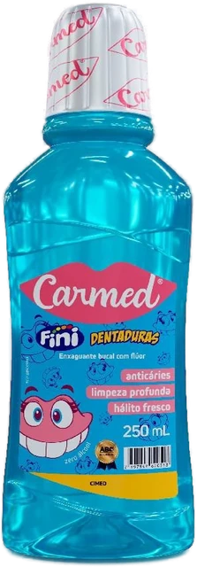 Enxaguante Bucal Carmed Fini Dentaduras 250ml