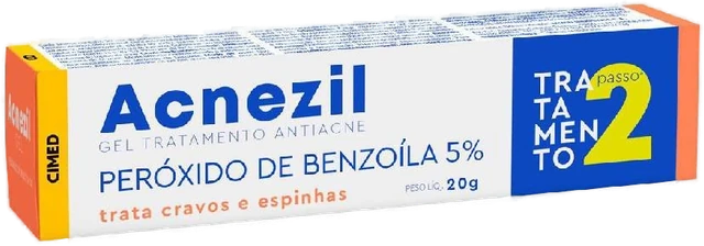 Gel Antiacne Acnezil Peróxido De Benzoíla 5% 20g