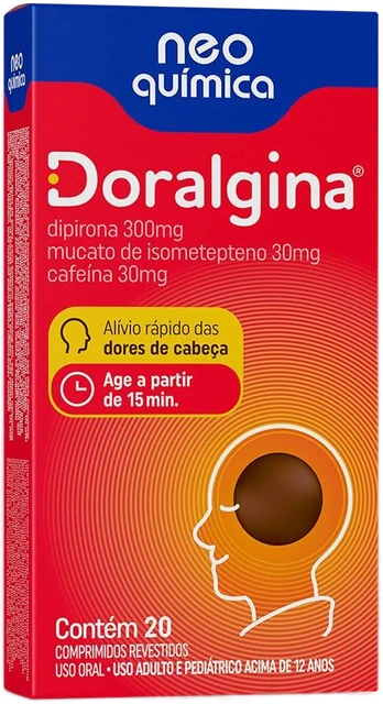 Analgésico Doralgina 20 Drágeas