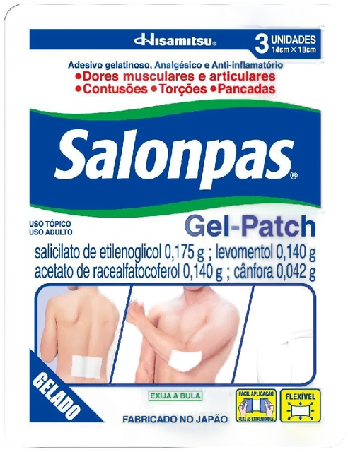 Salonpas Gel-patch 3 Unidades